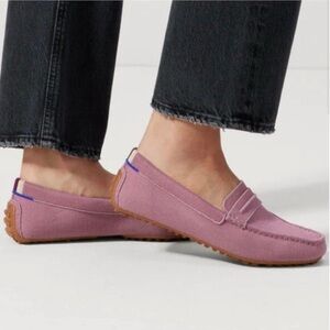 Rothy’s The Driver Loafer Flat Slip On Desert Rose Pink Size 8